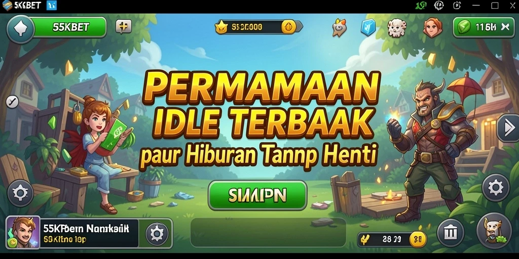 Gameplay menarik dari 55KBET dengan mekanisme Idle.