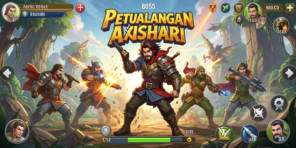 Gameplay seru dari 8055 dalam aksi ARPG.