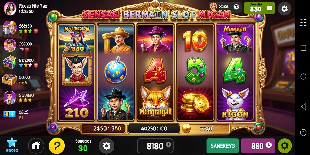 Tampilan menarik dari gameplay Slot 8180 yang menegangkan.
