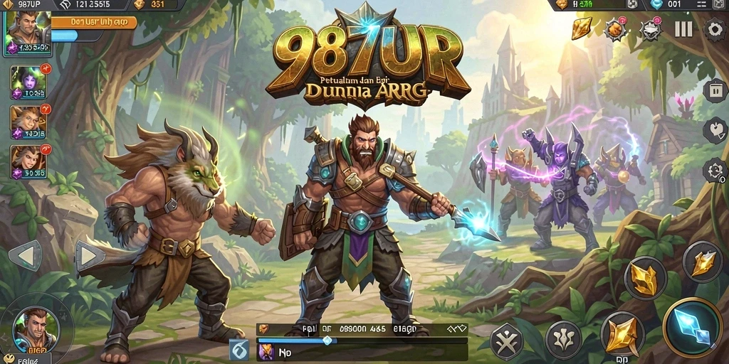 Tampilan gameplay ARPG yang mendebarkan di 987UP.