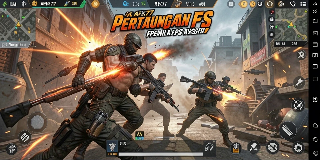Gameplay seru dan menegangkan di AFK77.