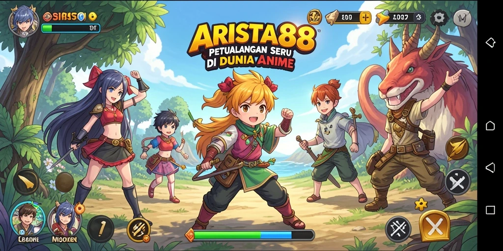 Tampilan gameplay ARISTA88 yang memukau dan menegangkan.