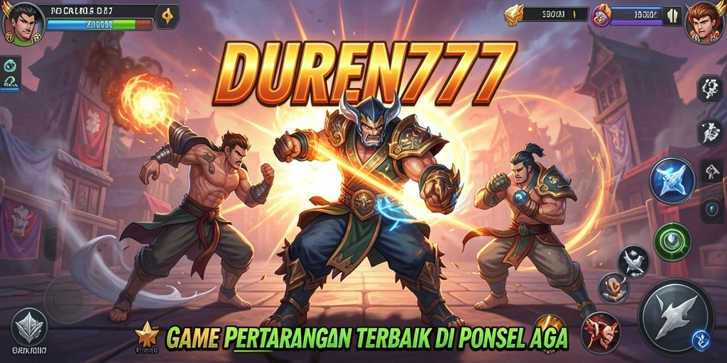 Tampilan gameplay pertarungan seru di DUREN777.