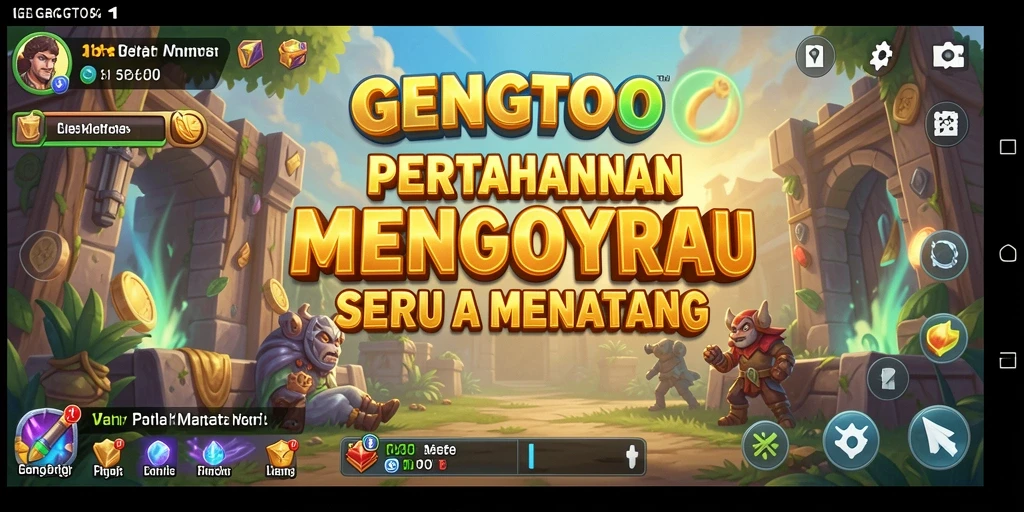 GENGTOTO gameplay Tower Defense dengan strategi seru.