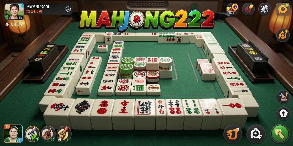 Tampilan gameplay santai dan menarik di MAHJONG222.