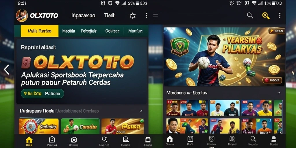 Screenshot gameplay OLXTOTO menampilkan fitur taruhan langsung yang menarik.