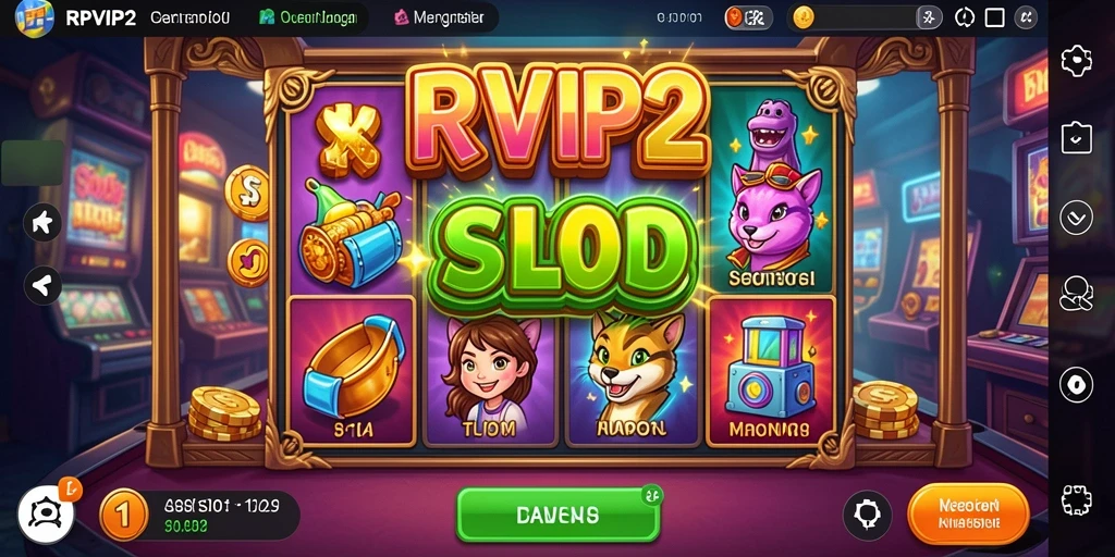 Tampilan gameplay RPVIP2 yang menarik dalam permainan Slot.